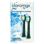 Claromax Pro, puntas de recambio para cepillo dental sónico, 2 piezas