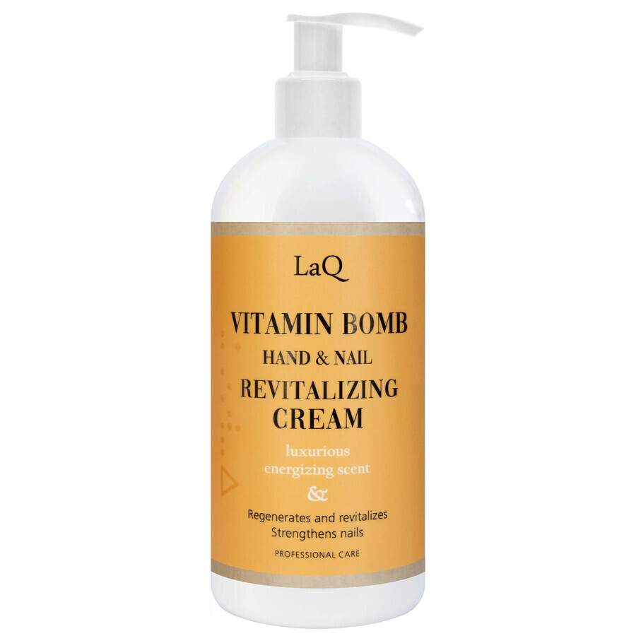 LaQ, cremă pentru mâini și unghii, Vitamina Bomb, 300 ml