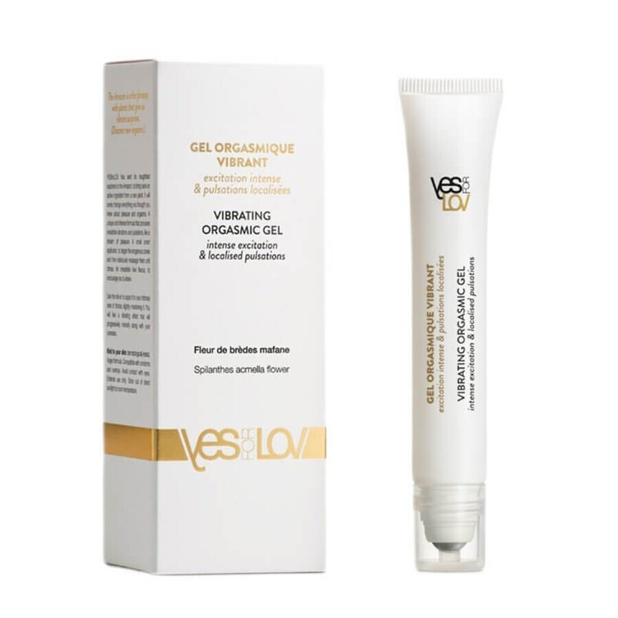 YESforLOV, vibrator lichid pentru amândoi, 20 ml