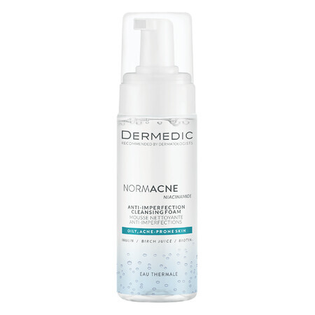 Dermedic Normacne, mousse nettoyante contre les imperfections, 170 ml