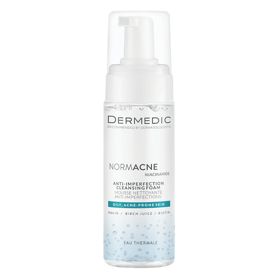 Dermedic Normacne, mousse nettoyante contre les imperfections, 170 ml