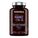 Essensey Magneziu + Zinc + B6, 120 capsule