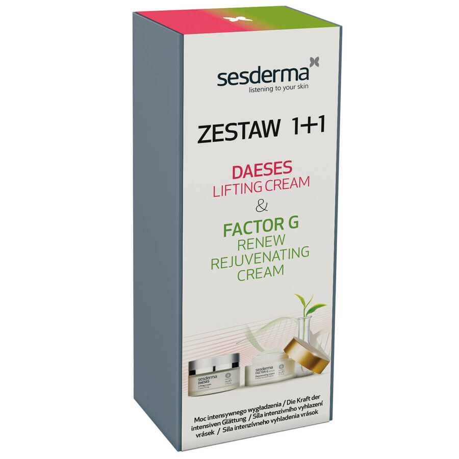 Set Sesderma Daeses, cremă de lifting pentru față și corp, 50 ml + Factor G Renew, cremă de față, 50 ml