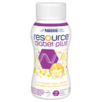 Resource Diabetes Plus, gusto vaniglia, 4 x 200 ml + Borsa della spesa in omaggio