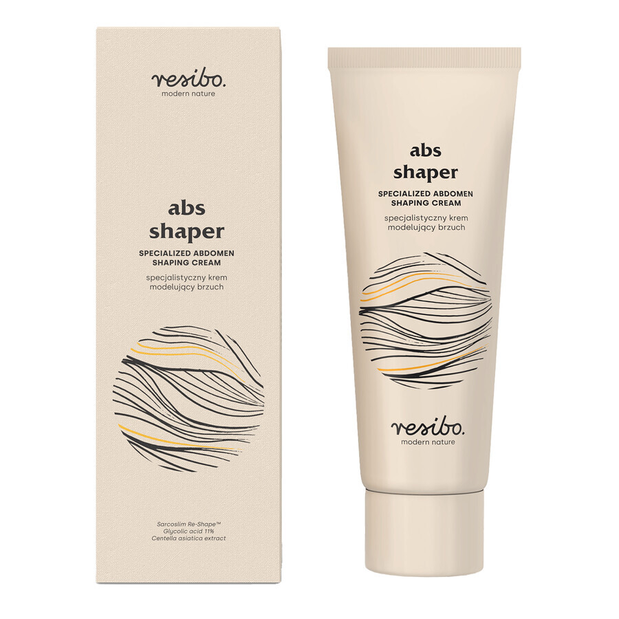 Resibo ABS Shaper, special abdomen shaping cream, 75 ml