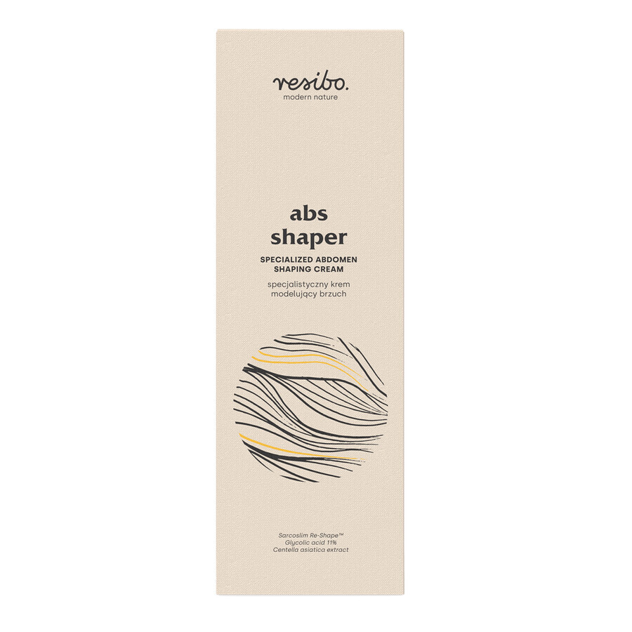 Resibo ABS Shaper, special abdomen shaping cream, 75 ml