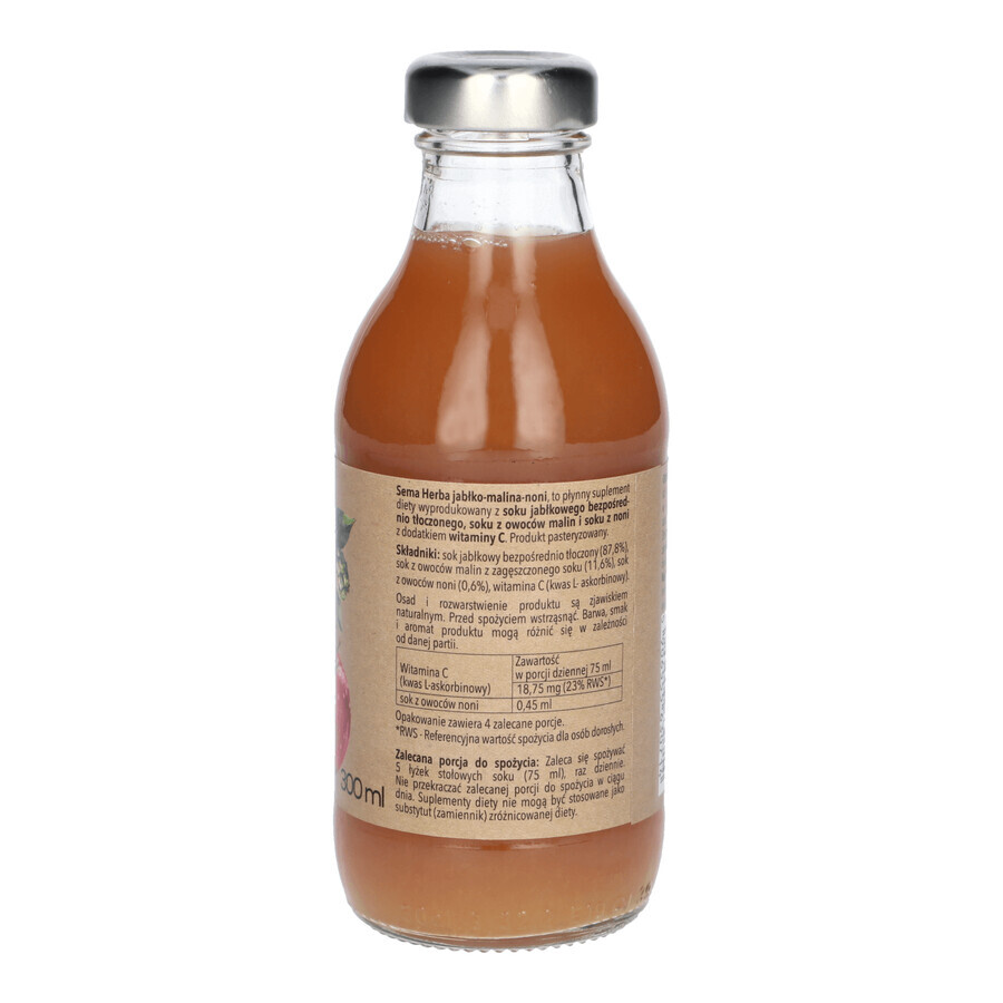 Sema Herba Apple Raspberry Noni, suc, 300 ml