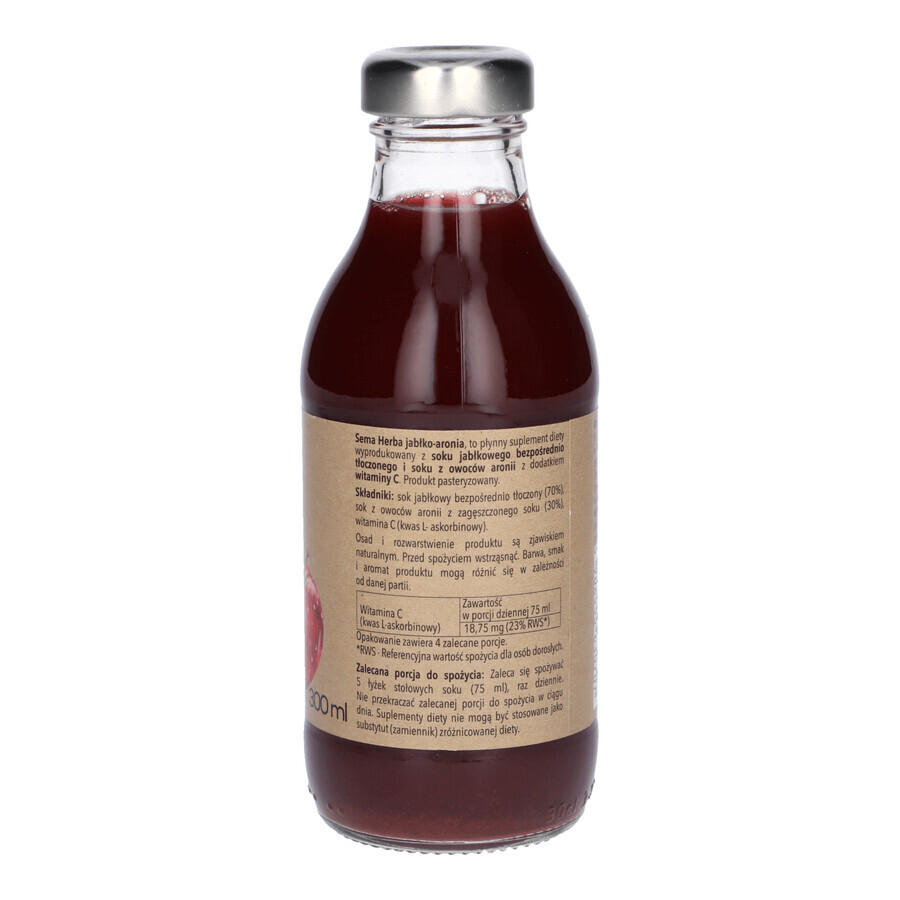 Sema Herba Apple Chokeberry, suc, 300 ml