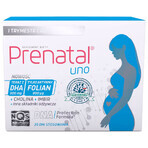 Set Prenatal Uno 30 capsule + DHA, 30 capsule + Sticlă-buttle, 1 bucată gratuită