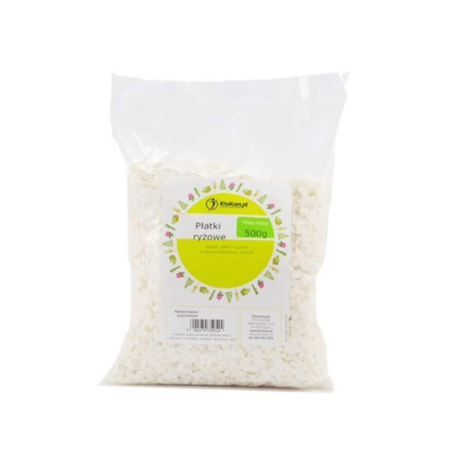 Fulgi de orez KruKam, 500 g