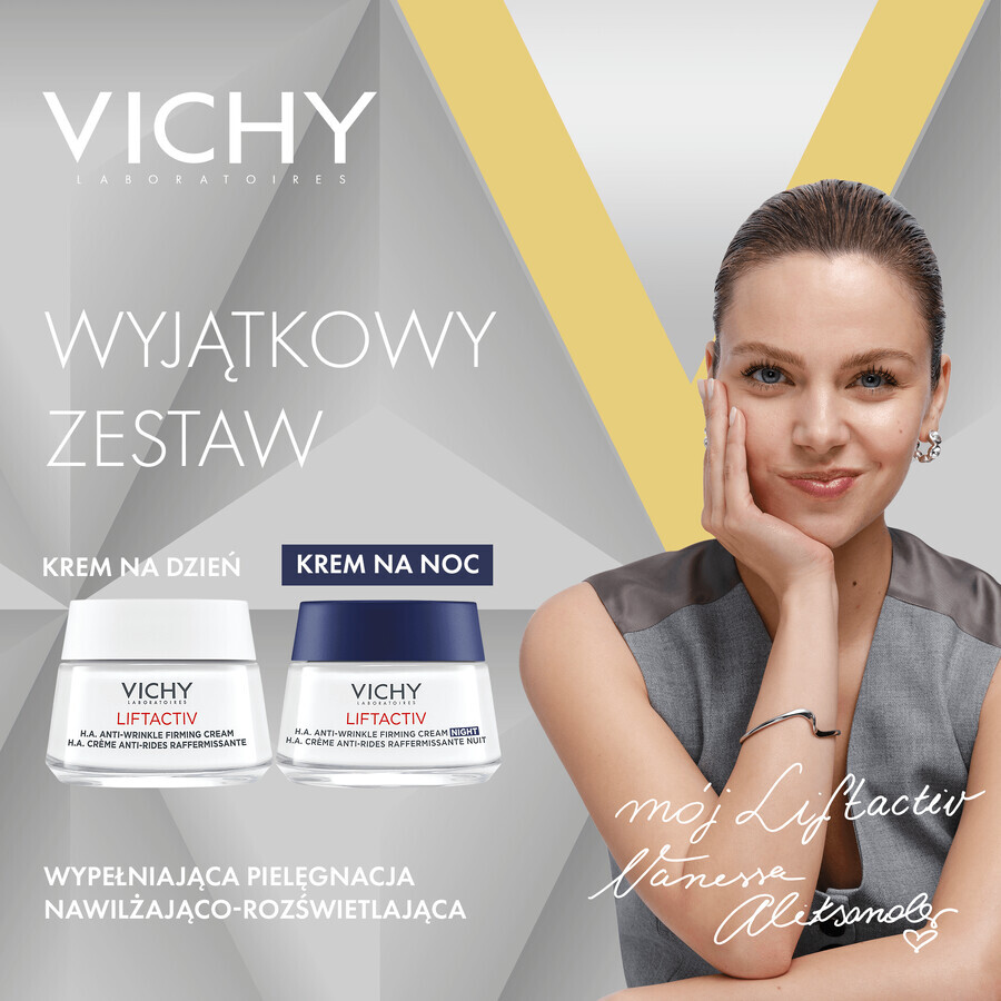 Set Vichy Liftactiv Supreme, cremă de zi antirid, 50 ml + cremă de noapte antirid, 50 ml