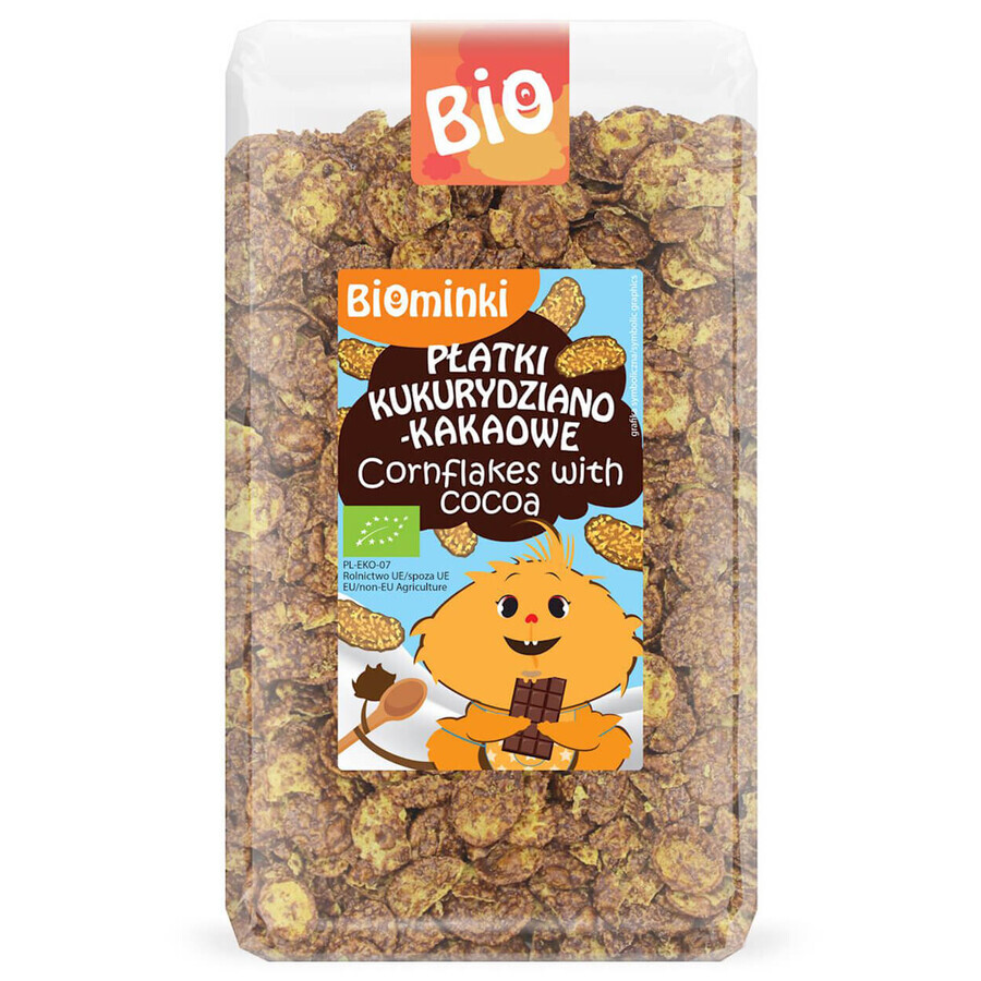 Biominki, Corn flakes and organic cocoa, 300 g