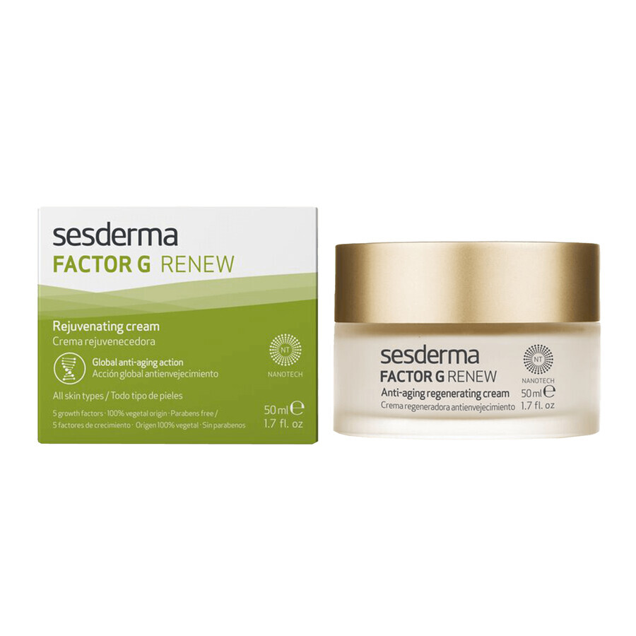 Sesderma kit, C-Vit liposomaal gezichtsserum, 30 ml + Factor G Renew verjongende gezichtscrème, 50 ml voor 1 cent