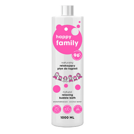 Happy Family, lichid natural relaxant pentru baie, 1000 ml