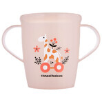 Canpol Babies, open cup with handles, Toys, coral, 2/101, from 12 months, 250 ml