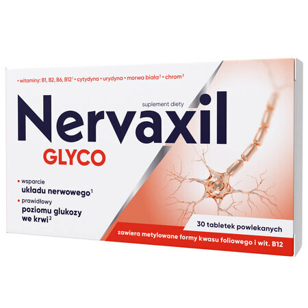 Nervaxil Glyco, 30 comprimate filmate