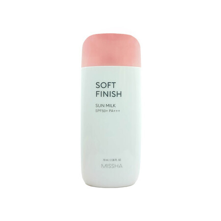 Missha All Around Safe Block Soft Finish Sun, lapte protector, SPF 50+, 70 ml