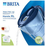 Brita Marella, carafe avec filtre XL 3,5 l, bleu + filtre Maxtra Pro Pure Performance, 1 pc