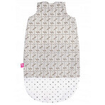 Motherhood Zip-A-Round, sac de dormit din bumbac 2 în 1, TOG 2, bej, 3-18 luni, 1 buc