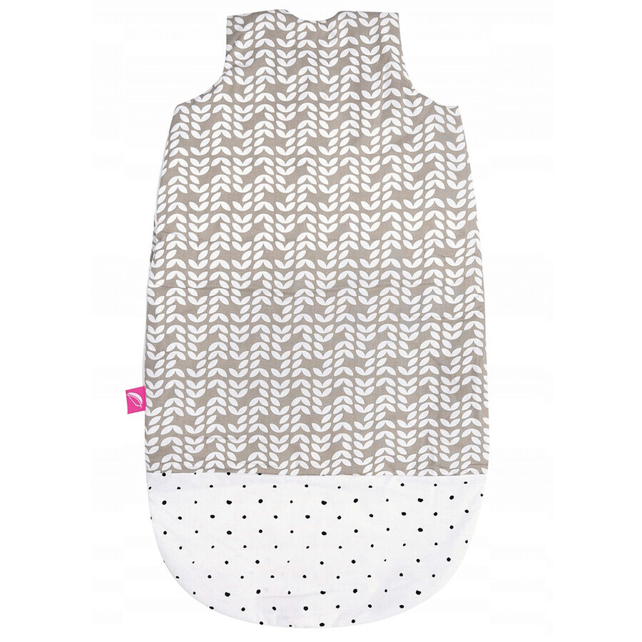 Motherhood Zip-A-Round, sac de dormit din bumbac 2 în 1, TOG 2, bej, 3-18 luni, 1 buc