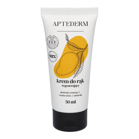 Aptederm, cremă regenerantă pentru mâini, 50 ml