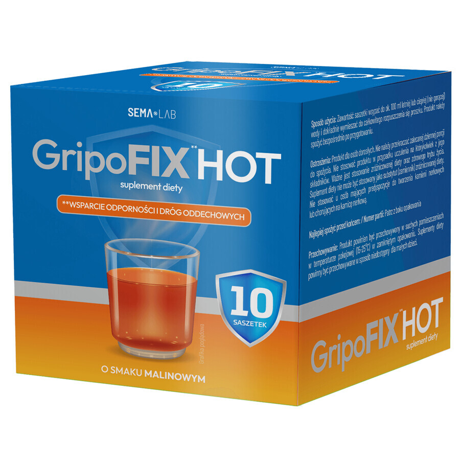 SEMA Lab GripoFix Hot, 10 pliculețe