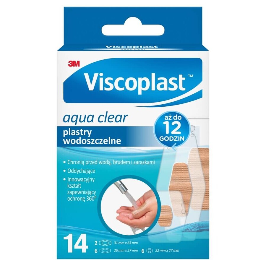 Viscoplast Aqua Clear, gesso impermeabile, 14 pezzi