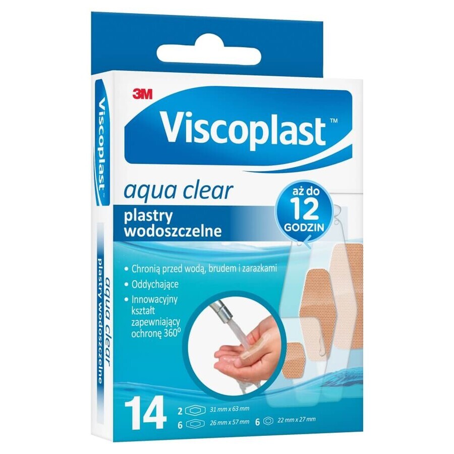 Viscoplast Aqua Clear, gesso impermeabile, 14 pezzi