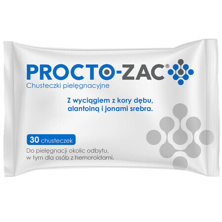 Procto-Zac, șervețele de îngrijire, 30 bucăți