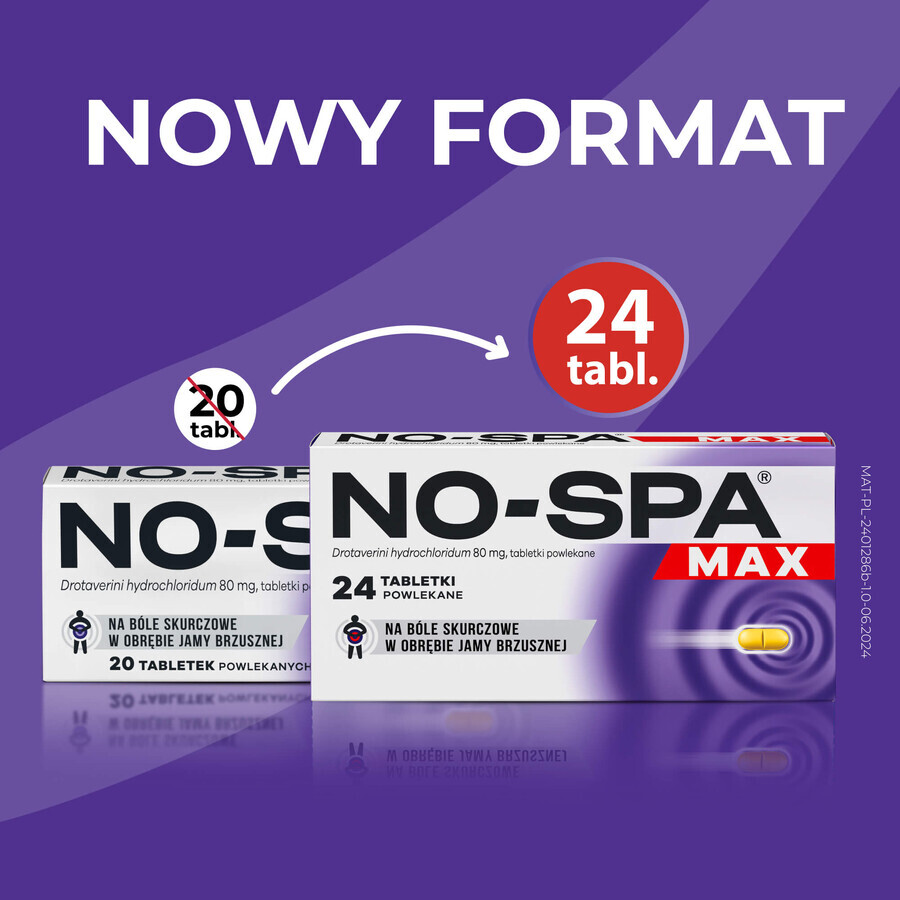 No-Spa Max 80 mg, 24 comprimate