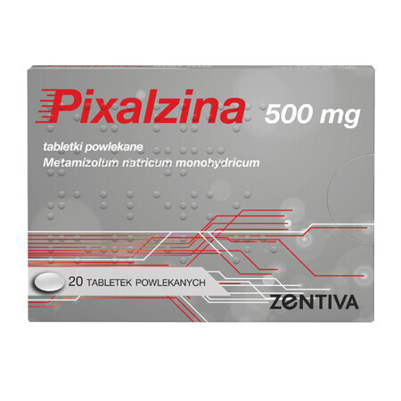 Pixalzină 500 mg, 20 comprimate filmate