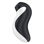 Satisfyer Orca, masaj clitoridian fără contact, aer, orcă alb-negru