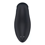 Satisfyer Orca, masaj clitoridian fără contact, aer, orcă alb-negru