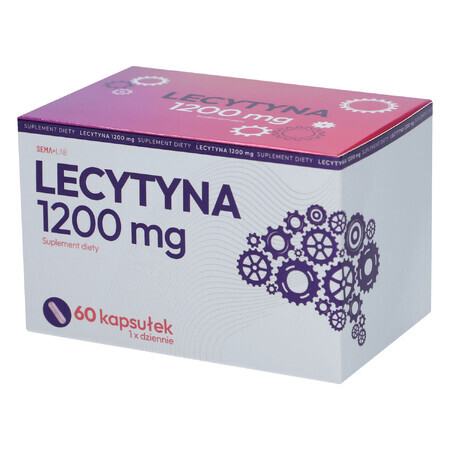 SEMA Lab Lecitina 1200 mg, 60 cápsulas blandas