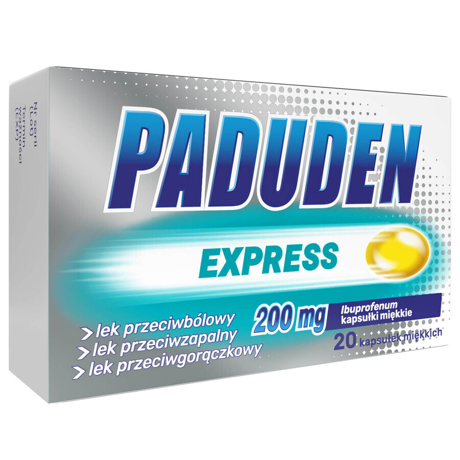 Paduden Express 200 mg, 20 capsule