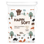 Happi Soft, dischetti di cotone per bambini, quadrati, 50 pezzi