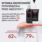 Set de bărbierit Vichy Homme Sensi, spumă de bărbierit blândă anti-iritantă, 200 ml + balsam aftershave calmant pentru piele sensibilă, 50 ml