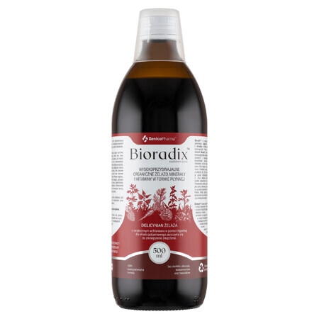 Bioradix, hierro líquido, 500 ml