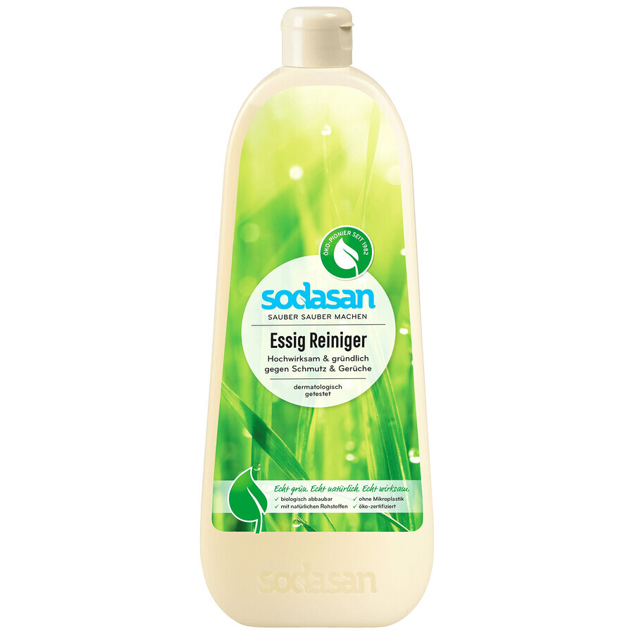 Liquido detergente a base di aceto Sodasan, Bio, 1000 ml