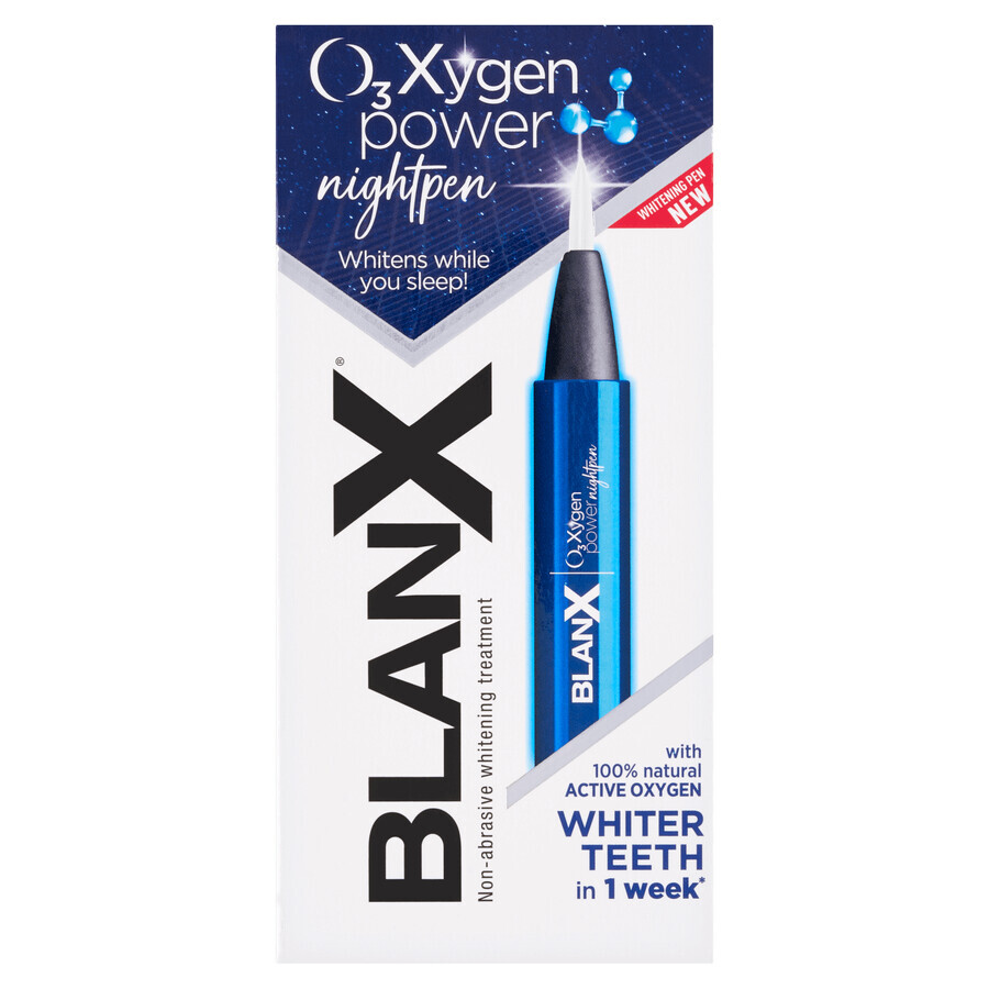 BlanX O3Xygen Power Nightpen, tratament de albire a dinților, 2,5 ml