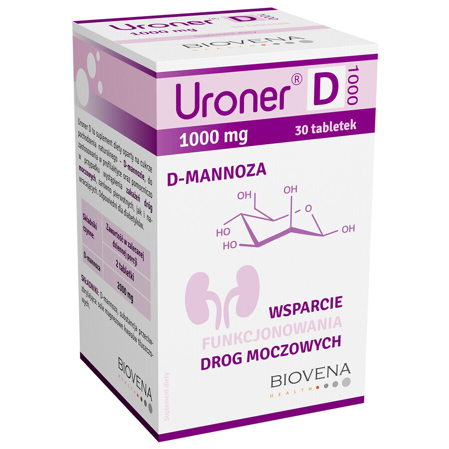 Uroner D, 30 comprimate