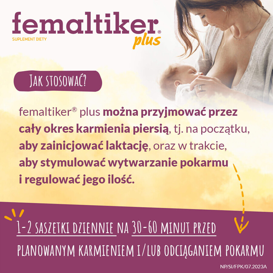 Pachet Femaltiker Plus, aromă de caramel, 2 x 12 pliculețe