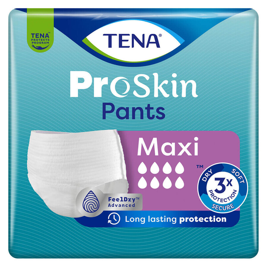 Tena Pants ProSkin, absorberende slip, maat S, 65-85 cm, Maxi, 10 stuks