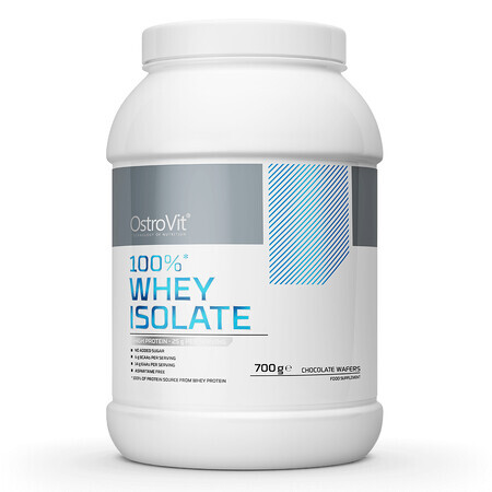 OstroVit 100% Whey Isolate, aromă de ciocolată, 700 g