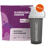 Supersonic Keto Meal, glace à la vanille, 800 g + shaker, 700 ml gratuit