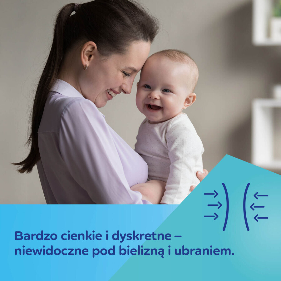 Canpol Babies, tampoane de sân 3D cu adeziv, negru, 50 bucăți + 10 bucăți gratuite