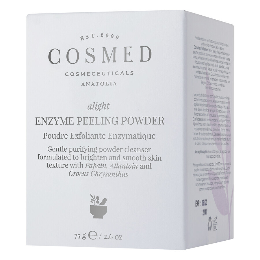 Cosmed Alight, esfoliante enzimatico con polvere, 75 g