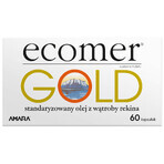 Ecomer Gold, ulei de ficat de rechin din Groenlanda, 60 capsule