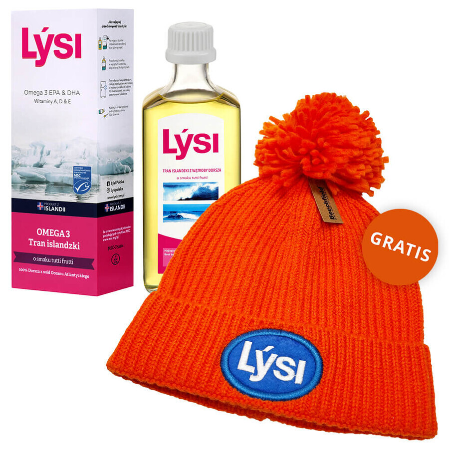 Lysi Icelandic Trance pentru copii, aromă tutti-frutti, 240 ml + capac gratuit