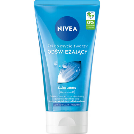 Nivea, gel răcoritor pentru spălarea feței, 150 ml